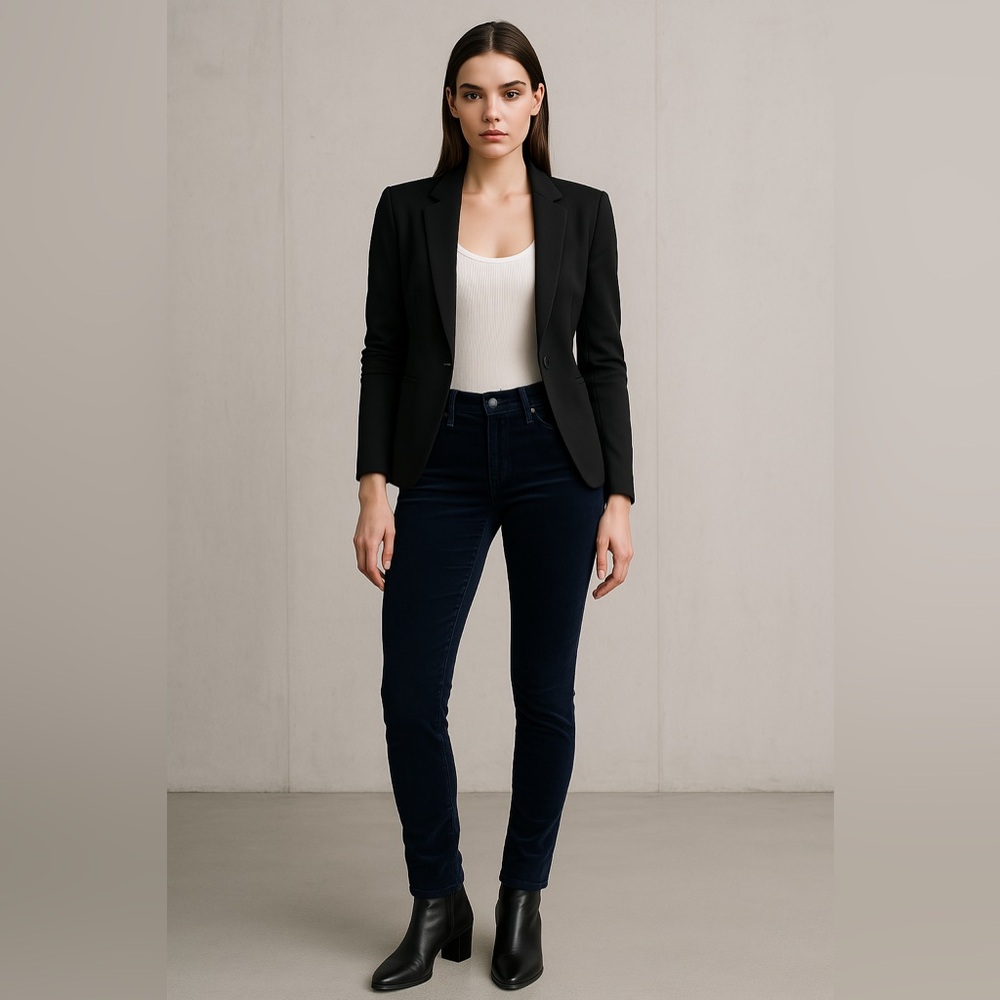 Calvin Klein Navy Corduroy Pants